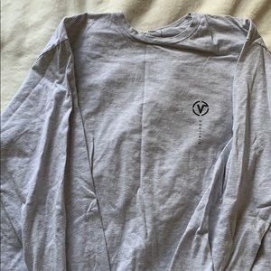 Vans Mens Grey Long sleeve graphic shirt